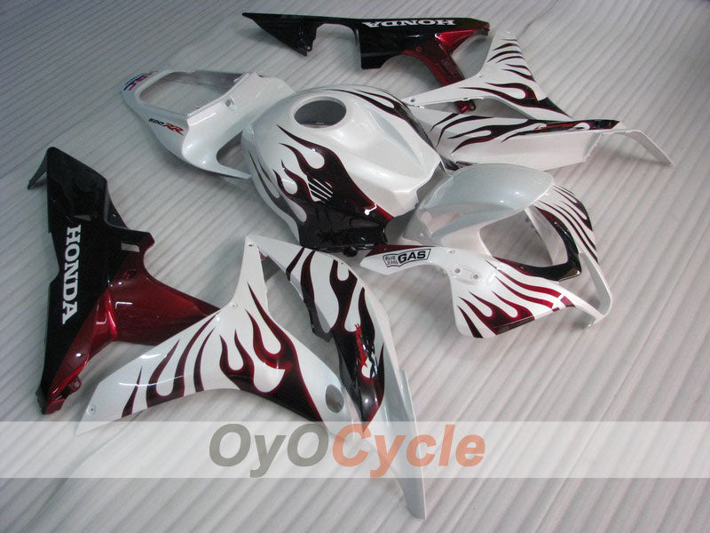 Carenado inyectado para CBR600RR 07-08 - Rojo, blanco - Llama #OYO87900363 Imagen principal del producto