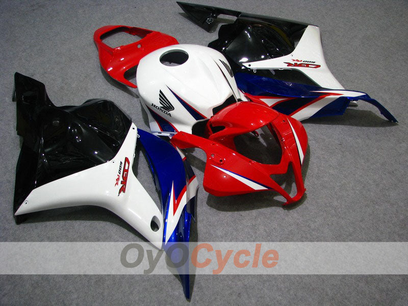 Kit de carenado por inyección para CBR600RR 09-12 - Rojo, Blanco - Estilo de fábrica #OYO87900455 Imagen principal del producto