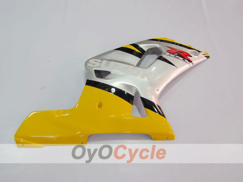 Kit de carenado por inyección para GSX R600 01-03 - Amarillo, plata - Estilo de fábrica #OYO87901085