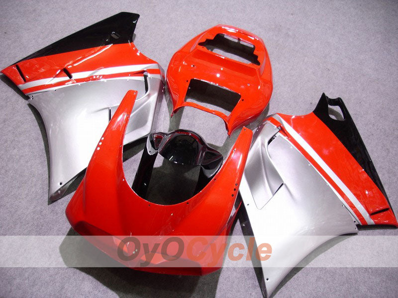 Kit de carenado por inyección para Ducati 748 94-02 - Rojo, Plata - Estilo de fábrica #OYO87902055 Imagen principal del producto