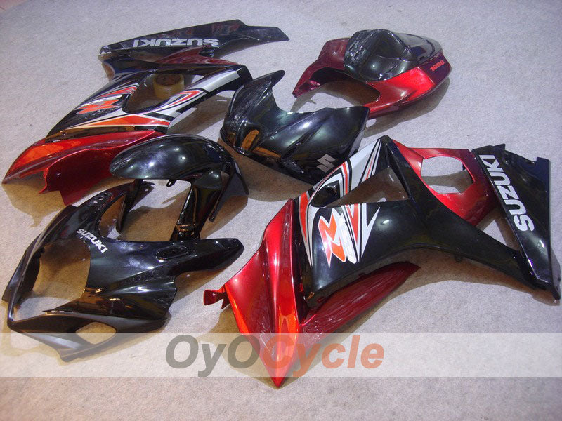 Carenado de inyección para GSX R1000 07-08 - Rojo, Negro - Estilo de fábrica #OYO87902130 Imagen principal del producto