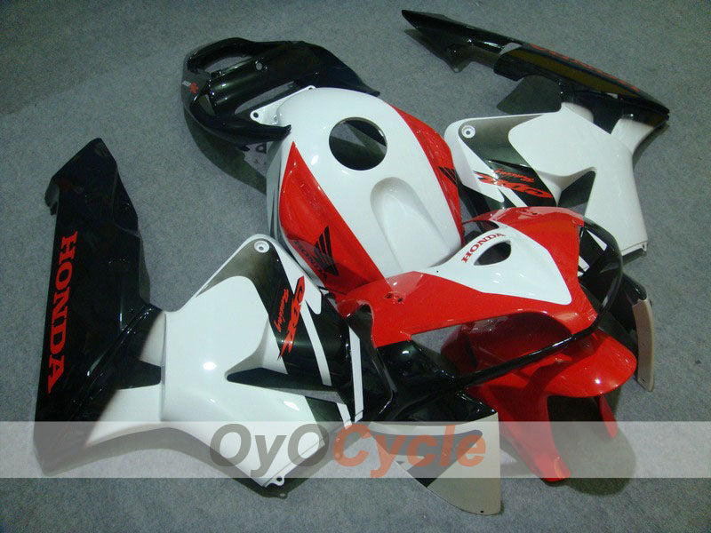 Kit de carenado por inyección para CBR600RR 05-06 - Blanco, Negro - Estilo de fábrica #OYO87900298