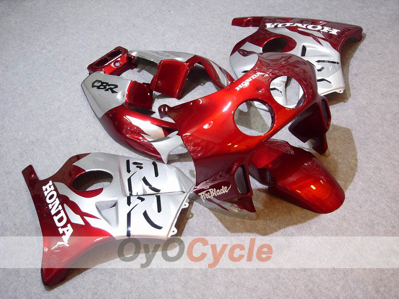 Carenado inyectado para CBR250RR 90-94 - Rojo, Plateado - Fireblade #OYO87902927 Imagen principal del producto