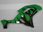 Kit de carenado por inyección para NINJA ZX-6R 07-08 - Verde, Negro - Llama #OYO87901931