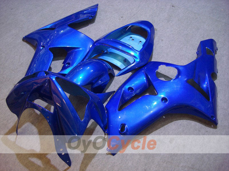 Kit de carenado de inyección para NINJA ZX-6R 03-04 - Azul - Estilo de fábrica #OYO87901753