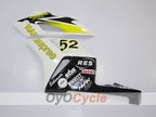 Kit de carenado de inyección para CBR1000RR 04-05 - Amarillo, Blanco - HANN Spree #OYO87902843