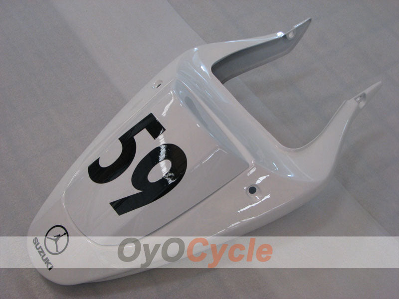 Carenado moldeado por inyección para GSX R750 00-03 - Azul, negro - Estilo de fábrica #OYO87905155