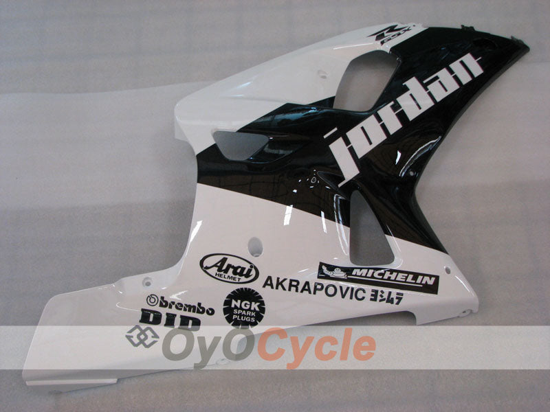 Kit de carenado por inyección para GSX R600 01-03 - Blanco, Negro - MICHELIN #OYO87905100