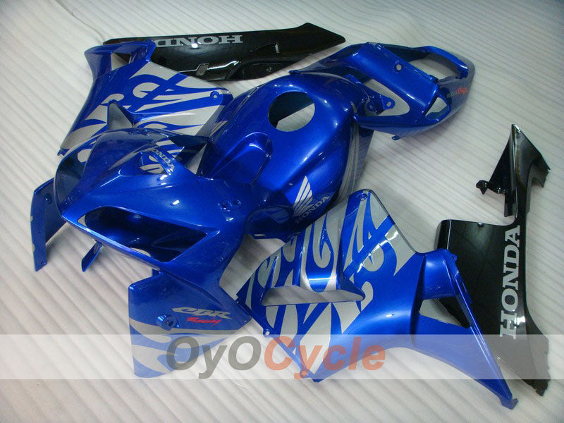 Kit de carenado por inyección para CBR600RR 05-06 - Azul, negro - Estilo de fábrica #OYO87900300