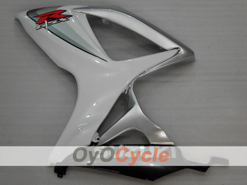 Carenado de inyección para GSX R600 06-07 - Blanco, Plata - Estilo de fábrica #OYO87901523