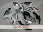 Carenado de inyección para GSX R600 06-07 - Blanco, Plata - Estilo de fábrica #OYO87901523