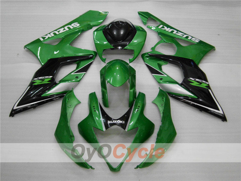 Kit de carenado por inyección para GSX R1000 05-06 - Verde, Negro - Estilo de fábrica #OYO87901983 Imagen principal del producto