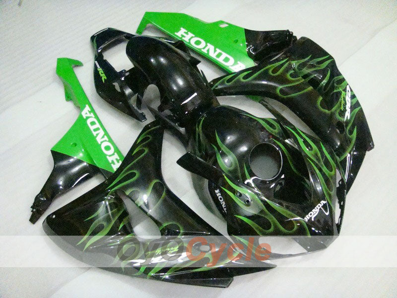 Kit de carenado de inyección para CBR1000RR 06-07 - Verde, Negro - Llama #OYO87900596