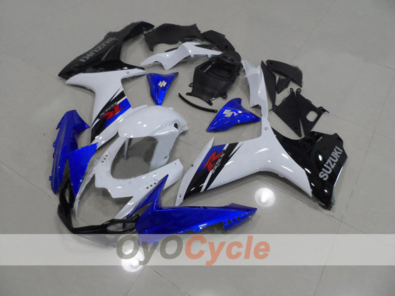 Kit de carenado de inyección para 11-26 GSX R600 - Blanco, Negro - Estilo de fábrica #OYO87903230 Imagen principal del producto