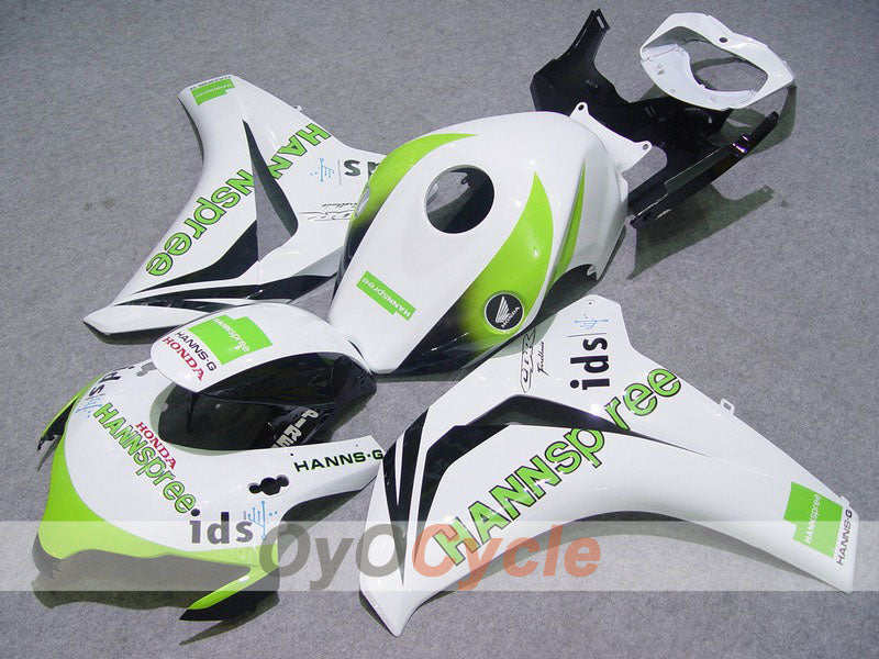 Carenado de inyección para CBR1000RR 08-11 - Blanco, Negro - HANN Spree #OYO87900688