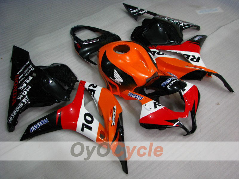 Carenado moldeado por inyección para CBR600RR 09-12 - Naranja, Negro - Repsol #OYO87900460 Imagen principal del producto