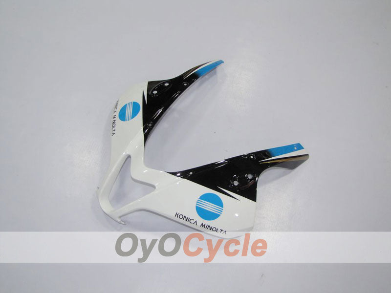 Kit de carenado por inyección para CBR600RR 07-08 - Blanco, Negro - Konica Minolta #OYO87900366