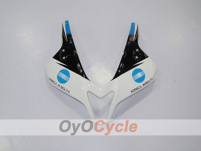 Kit de carenado por inyección para CBR600RR 07-08 - Blanco, Negro - Konica Minolta #OYO87900366