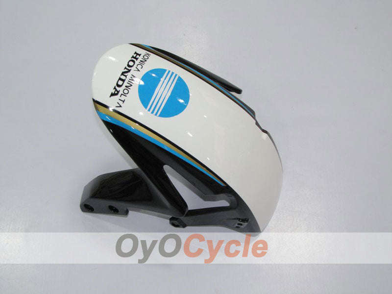 Kit de carenado por inyección para CBR600RR 07-08 - Blanco, Negro - Konica Minolta #OYO87900366