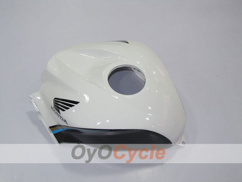 Kit de carenado por inyección para CBR600RR 07-08 - Blanco, Negro - Konica Minolta #OYO87900366