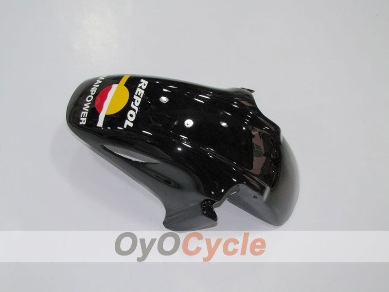 Kit de carenado de inyección para CBR600F3 97-98 - Naranja, Negro - MICHELIN, Repsol #OYO87902856