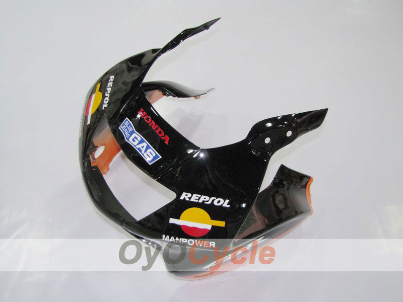Kit de carenado de inyección para CBR600F3 97-98 - Naranja, Negro - MICHELIN, Repsol #OYO87902856
