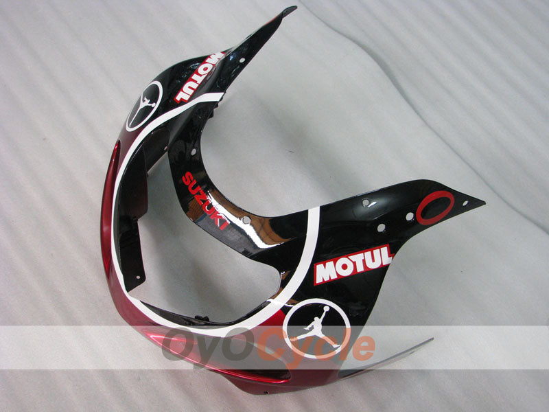 Kit de carenado por inyección para GSX R600 01-03 - Rojo, Negro - Jordan #OYO87905105