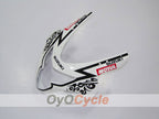 Kit de carenado inyectado para GSX R750 04-05 - Blanco, Negro - Corona #OYO87901236