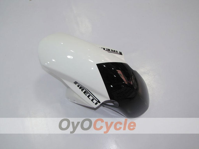 Kit de carenado inyectado para GSX R750 04-05 - Blanco, Negro - Corona #OYO87901236