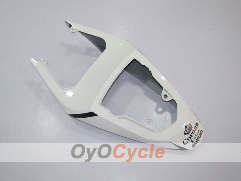 Kit de carenado inyectado para GSX R750 04-05 - Blanco, Negro - Corona #OYO87901236
