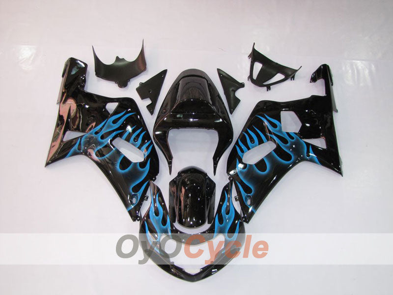 Kit de carenado por inyección para GSX R750 00-03 - Azul, Negro - Llama #OYO87901046 Imagen principal del producto