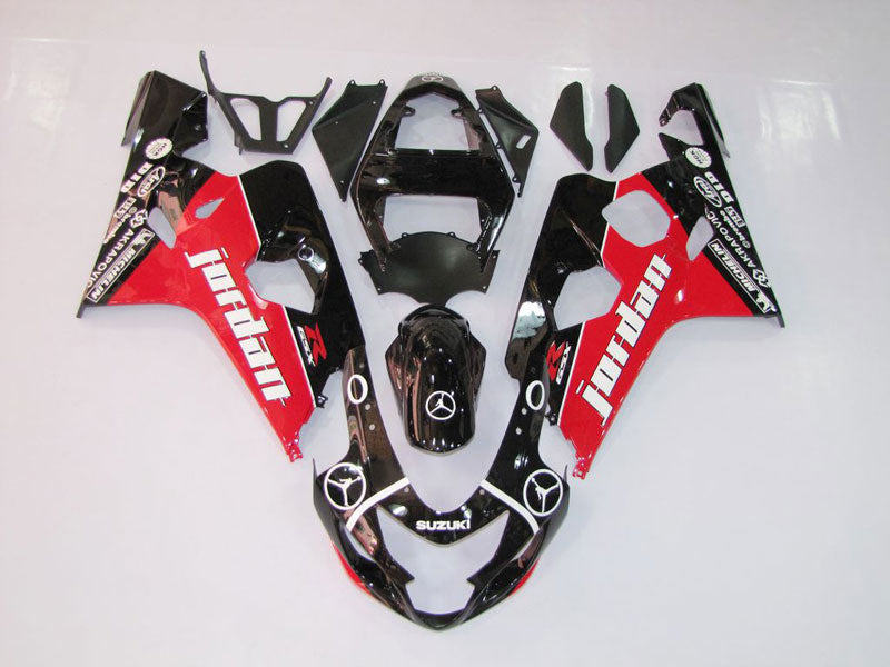 Kit de carenado por inyección para GSX R750 04-05 - Rojo, Negro - Jordan #OYO87901254 Imagen principal del producto