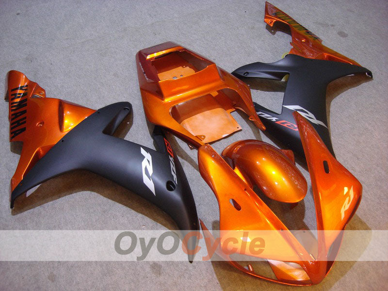 Kit de carenado por inyección para YZF-R1 02-03 - Naranja, Negro, Mate - Estilo de fábrica #OYO87900814 Imagen principal del producto