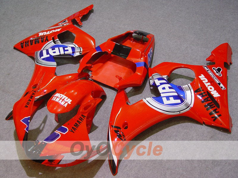Kit de carenado de inyección para YZF-R6 03-04 - Rojo, Azul - FIAT, MOTUL #OYO87900904 Imagen principal del producto