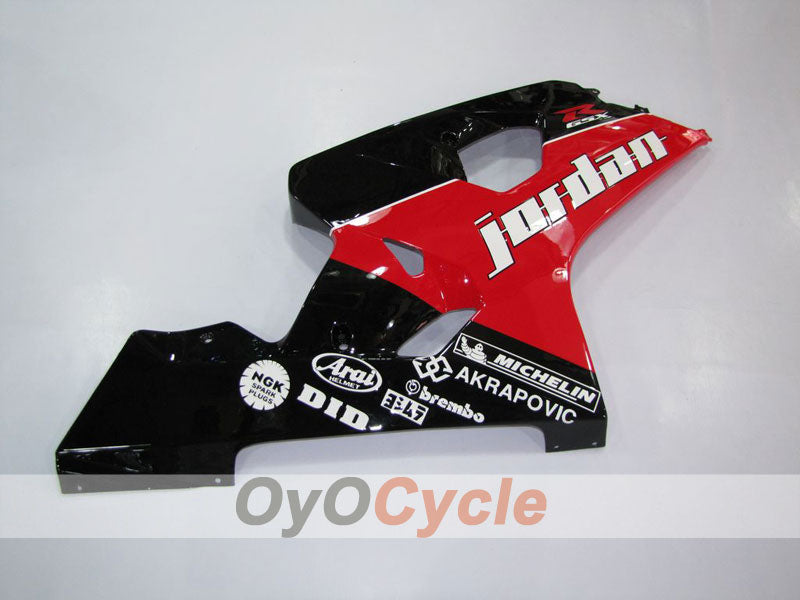 Kit de carenado por inyección para GSXR600 04-05 - Rojo, Negro - Jordan, MICHELIN #OYO87901190 Imagen secundaria del producto