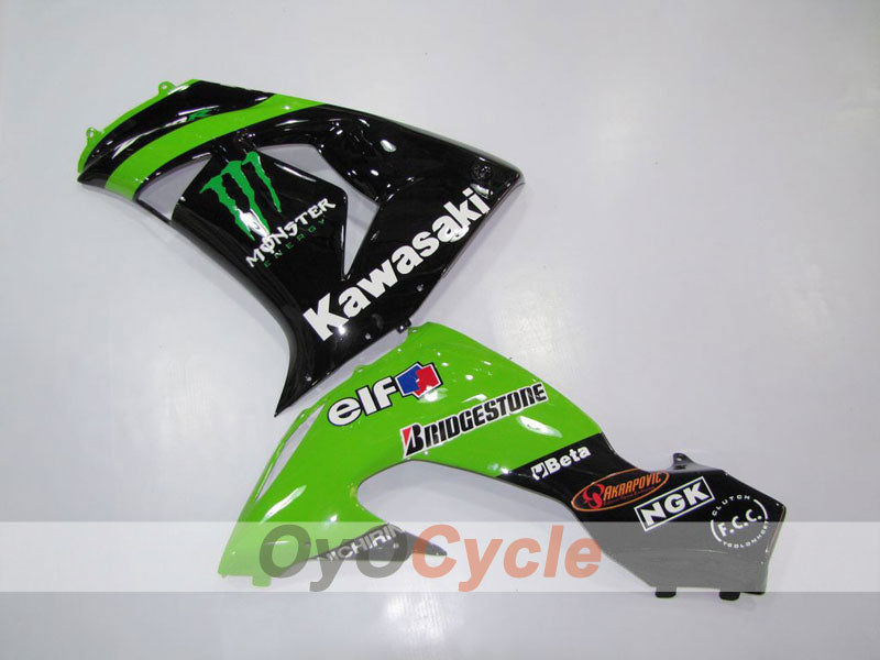 Kit de carenado por inyección para NINJA ZX-10R 06-07 - Verde, Negro - Monster #OYO87901623 Imagen secundaria del producto
