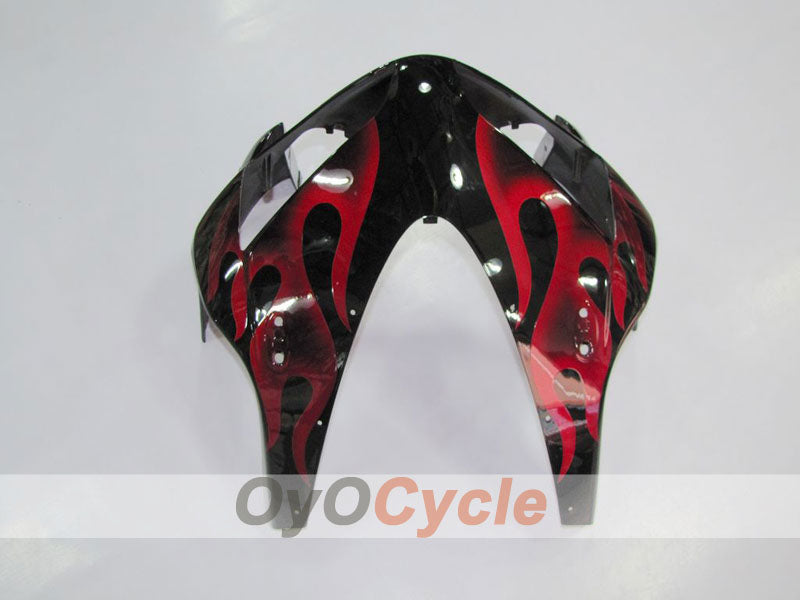 Kit de carenado inyectado para CBR600RR 03-04 - Rojo, Negro - Llama #OYO87902509