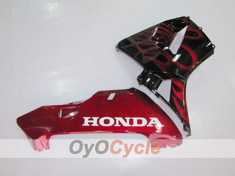 Kit de carenado inyectado para CBR600RR 03-04 - Rojo, Negro - Llama #OYO87902509