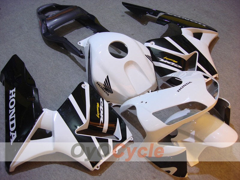 Kit de carenado de inyección para CBR600RR 03-04 - Blanco, negro - Estilo de fábrica #OYO87902586 Imagen principal del producto