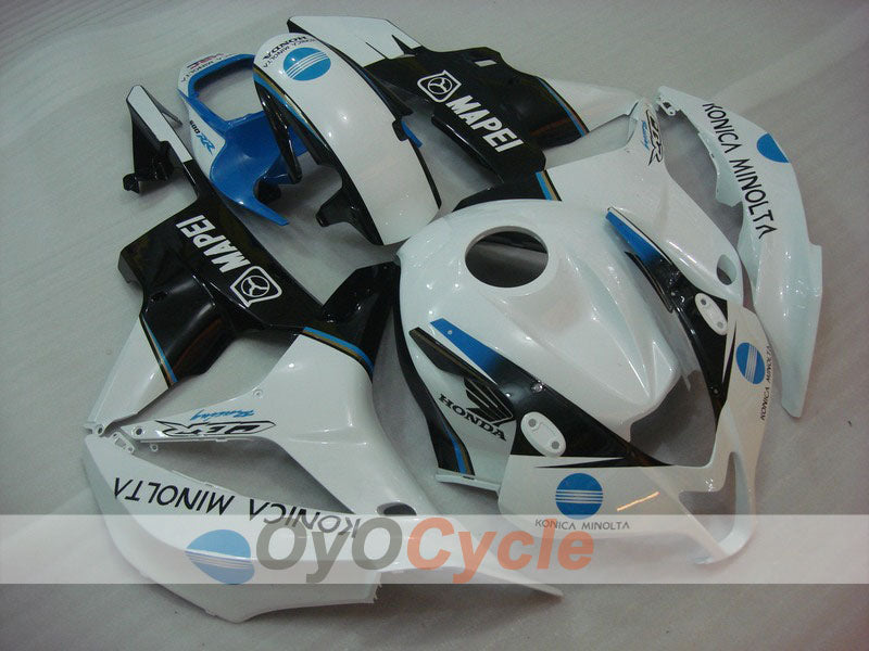 Carenado de inyección para CBR600RR 07-08 - Blanco, Negro - Konica Minolta #OYO87900367 Imagen principal del producto