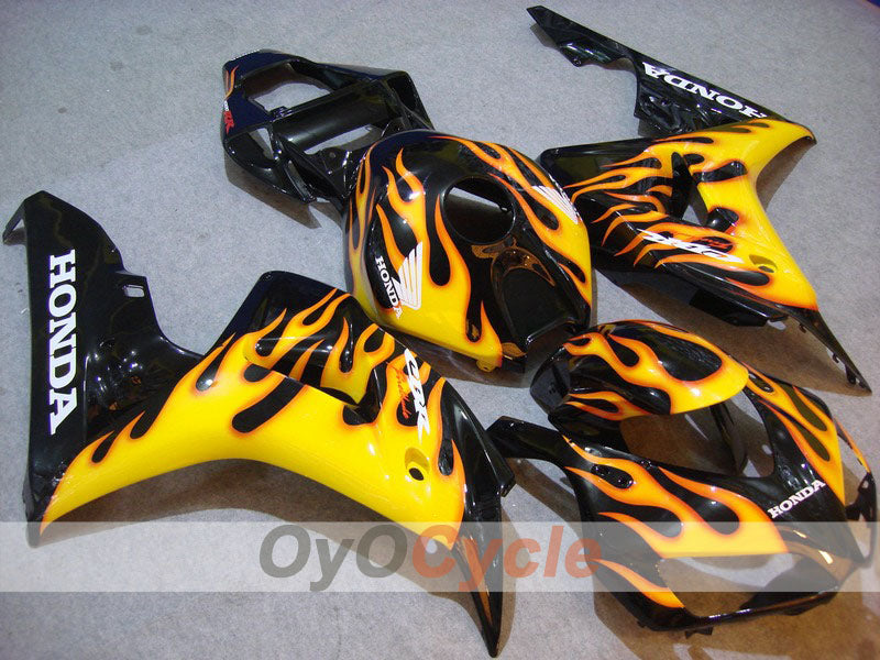 Carenado de inyección para CBR1000RR 06-07 - Amarillo, Negro - Llama #OYO87900598 Imagen principal del producto