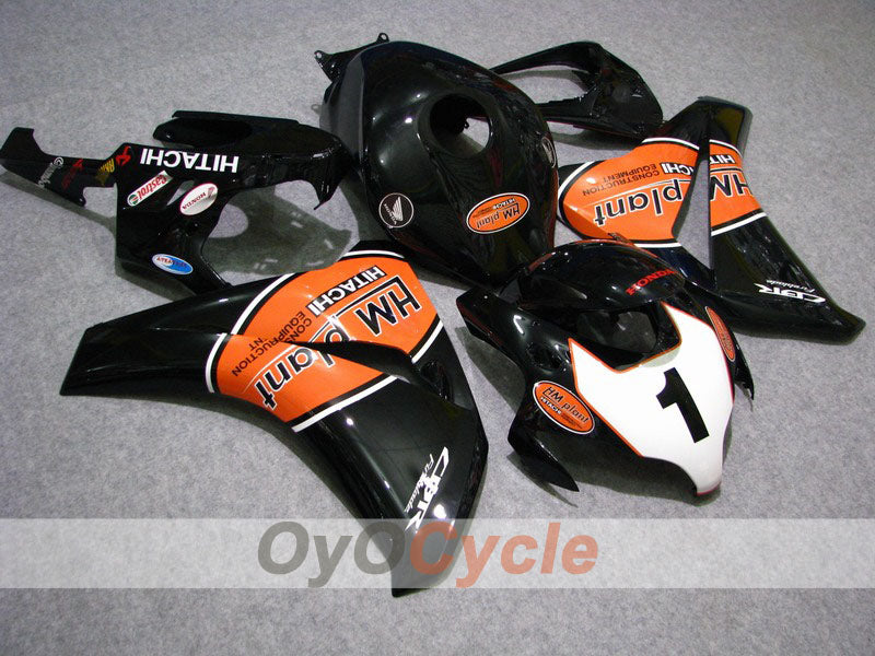 Kit de carenado de inyección para CBR1000RR 08-11 - Naranja, Negro - HM Plant #OYO87900690