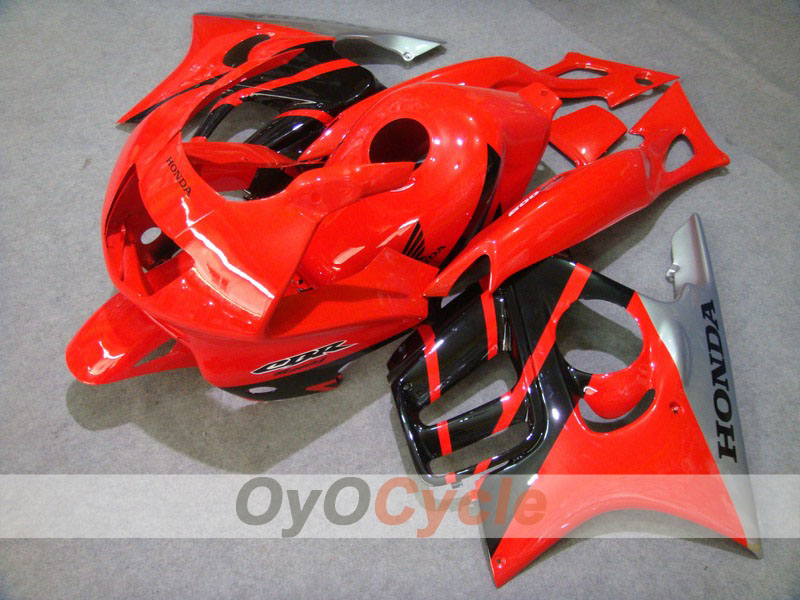 Carenado de inyección para CBR600F3 95-96 - Rojo, Negro - Estilo de fábrica #OYO87900032