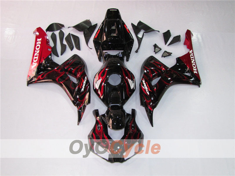 Kit de carenado por inyección para CBR1000RR 06-07 - Rojo, Negro - Llama #OYO87900582 Imagen principal del producto
