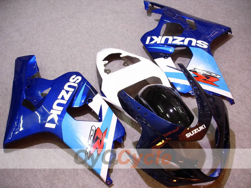 Carenado de inyección para GSXR600 04-05 - Azul, Blanco - Estilo de fábrica #OYO87901366 Imagen principal del producto