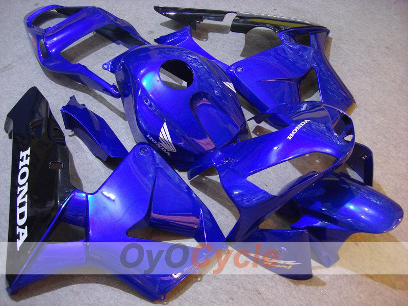 Carenado de inyección para CBR600RR 03-04 - Azul, Negro - Estilo de fábrica #OYO87902591 Imagen principal del producto