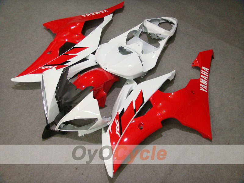 Kit de carenado por inyección para YZF-R6 08-16 - Rojo, Negro - Estilo de fábrica #OYO87900978