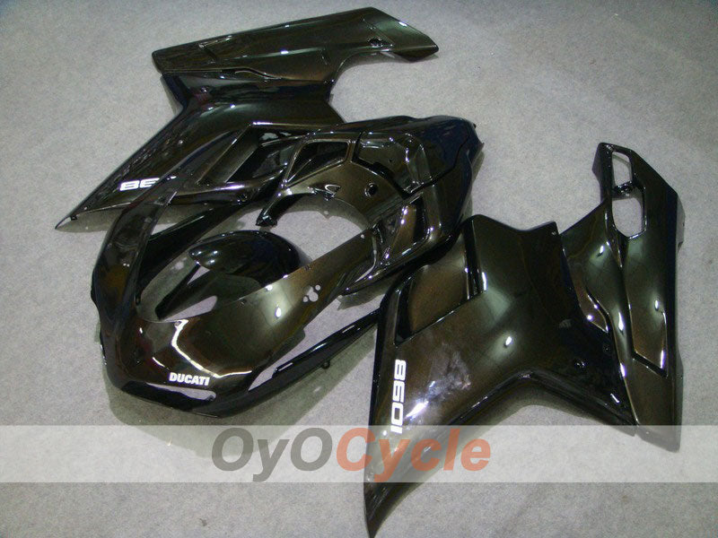 Kit de carenado por inyección para Ducati 1098 07-09 - Negro - Estilo de fábrica #OYO87902321 Imagen principal del producto