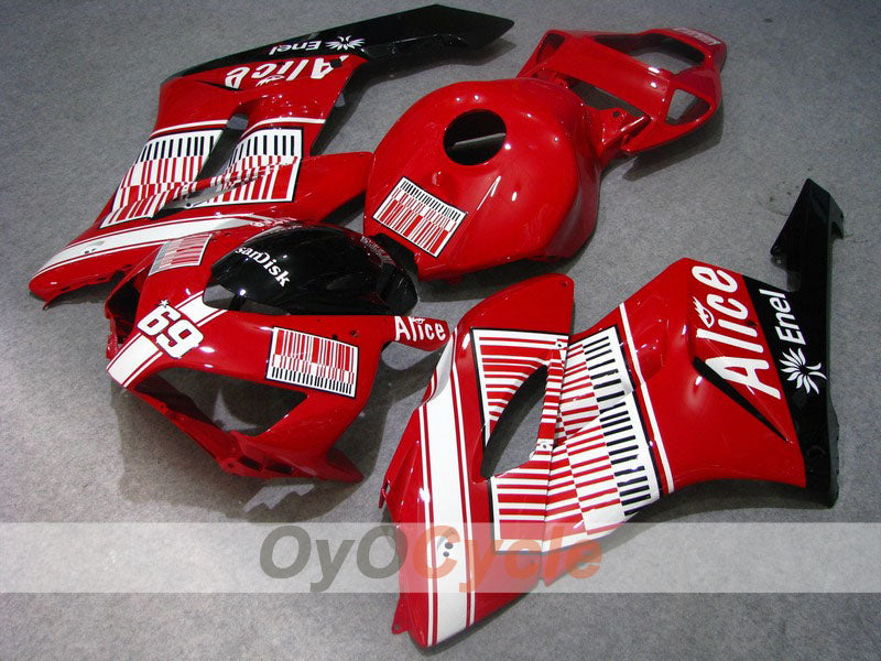 Kit de carenado por inyección para CBR1000RR 04-05 - Rojo, Negro - Alice #OYO87900446 Imagen principal del producto