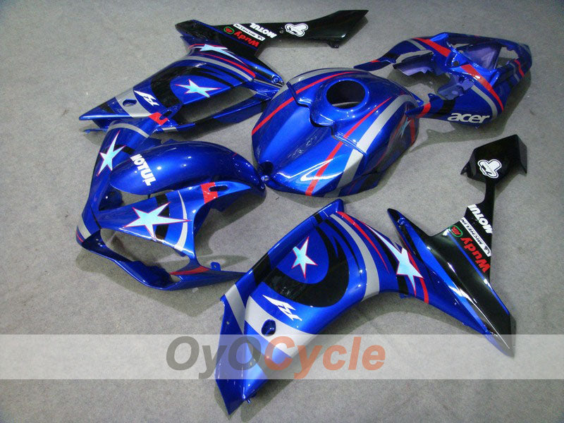 Kit de carenado por inyección para YZF-R1 07-08 - Azul, Negro - FIAT, MOTUL #OYO87900855